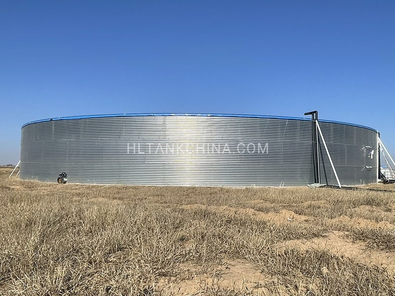 PVC liner corrugated steel water tank