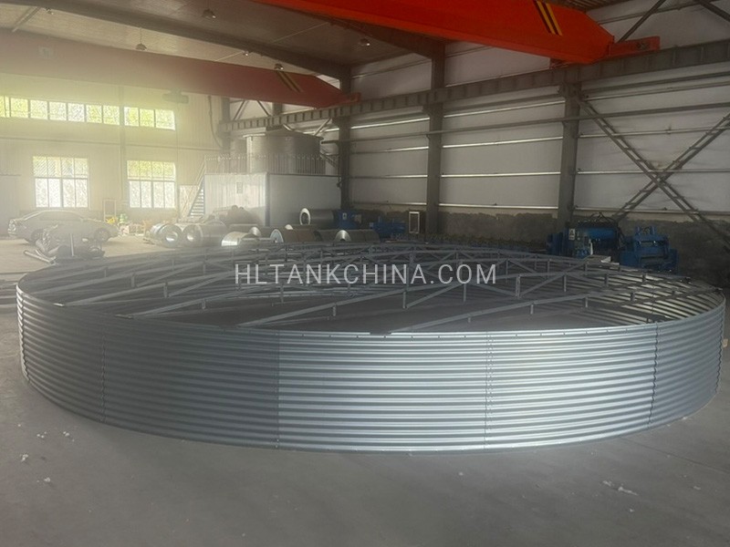 Low pitch roof corrugated steel water tank design Low pitch roof corrugated steel water tank design