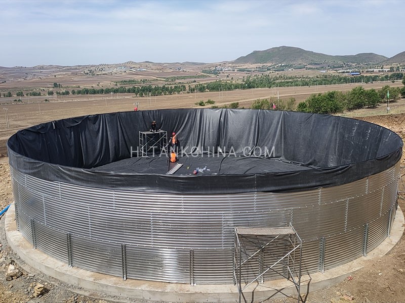 Revestimiento de EPDM para tanque de agua de acero corrugado Revestimiento de EPDM para tanque de agua de acero corrugado