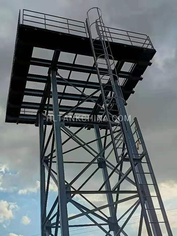 Elevated steel tower Elevated steel tower