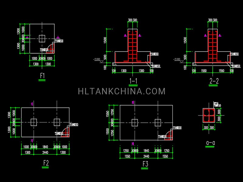 Elevated water tank steel tower drawing Elevated water tank steel tower drawing