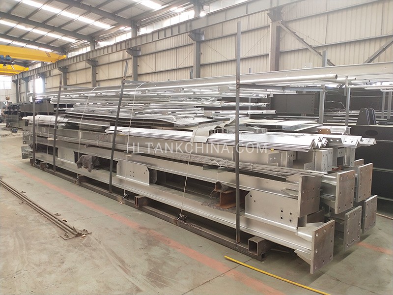Elevated steel tower pre-marked in factory Elevated steel tower pre-marked in factory