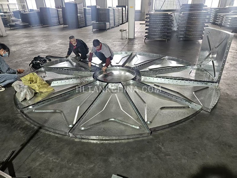 Round steel water tank bottom panel Round steel water tank bottom panel