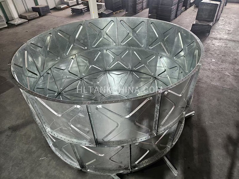 Self-developed round steel water tank Self-developed round steel water tank